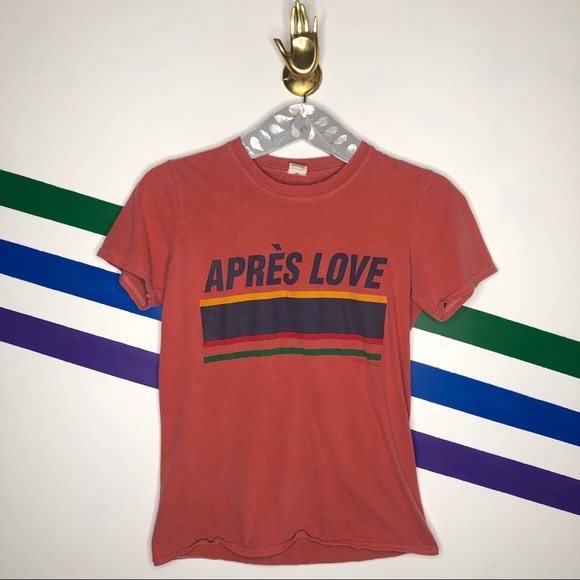 apres love t shirt